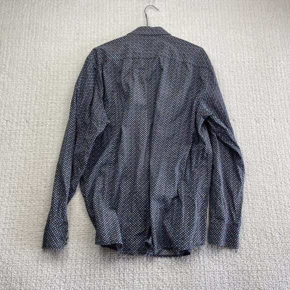 Soul of London Colorful Floral AOP Cotton Semi-Fitted Shirt Men’s XL 17.5 Dress - Picture 11 of 14